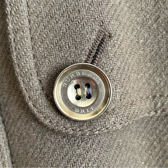 BURBERRY Didmoore Wool Cashmere Single Breasted Coat - Picture 6 of 9